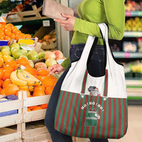 Stay With My Pig Christmas Christmas Grocery Bag Xmas Holiday Patterns - Wonder Print Shop