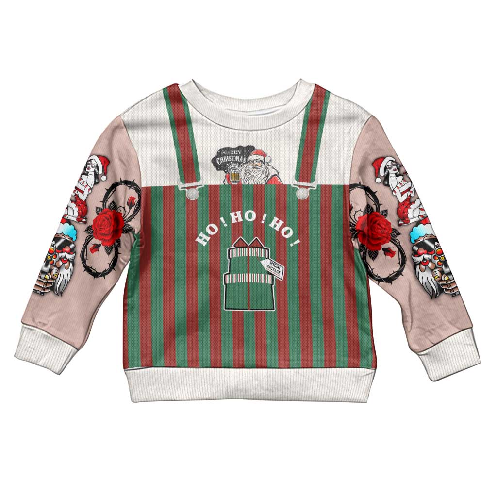 Stay With My Pig Christmas Kid Ugly Christmas Sweater Xmas Holiday Patterns - Wonder Print Shop