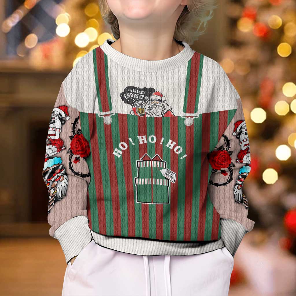 Stay With My Pig Christmas Kid Ugly Christmas Sweater Xmas Holiday Patterns - Wonder Print Shop