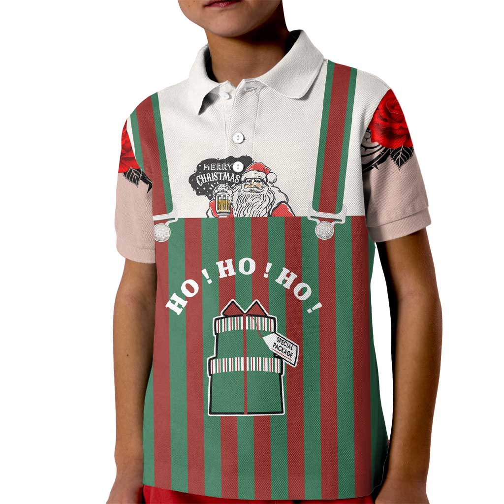 Stay With My Pig Christmas Christmas Kid Polo Shirt Xmas Holiday Patterns - Wonder Print Shop