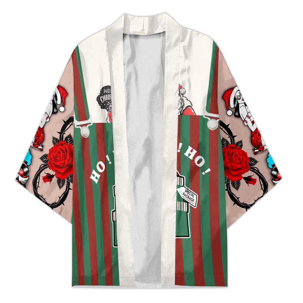 Stay With My Pig Christmas Christmas Kimono Xmas Holiday Patterns - Wonder Print Shop