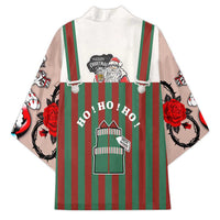 Stay With My Pig Christmas Christmas Kimono Xmas Holiday Patterns - Wonder Print Shop