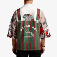 Stay With My Pig Christmas Christmas Kimono Xmas Holiday Patterns - Wonder Print Shop