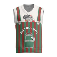 Stay With My Pig Christmas Christmas Knitted V-Neck Vest Xmas Holiday Patterns - Wonder Print Shop