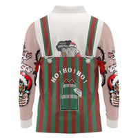 Stay With My Pig Christmas Christmas Long Sleeve Polo Shirt Xmas Holiday Patterns - Wonder Print Shop