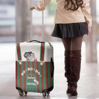 Stay With My Pig Christmas Christmas Luggage Cover Xmas Holiday Patterns - Wonder Print Shop