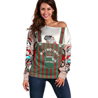 Stay With My Pig Christmas Christmas Off Shoulder Sweater Xmas Holiday Patterns - Wonder Print Shop