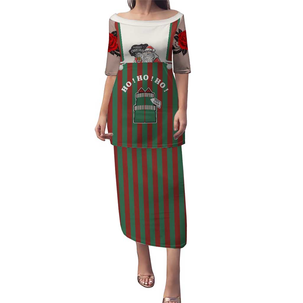 Stay With My Pig Christmas Christmas Puletasi Xmas Holiday Patterns - Wonder Print Shop