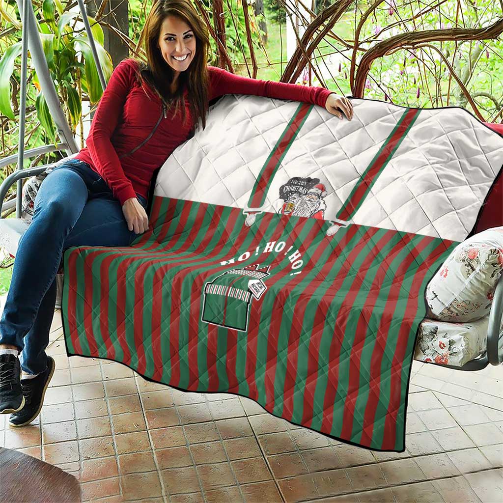 Stay With My Pig Christmas Christmas Quilt Xmas Holiday Patterns - Wonder Print Shop