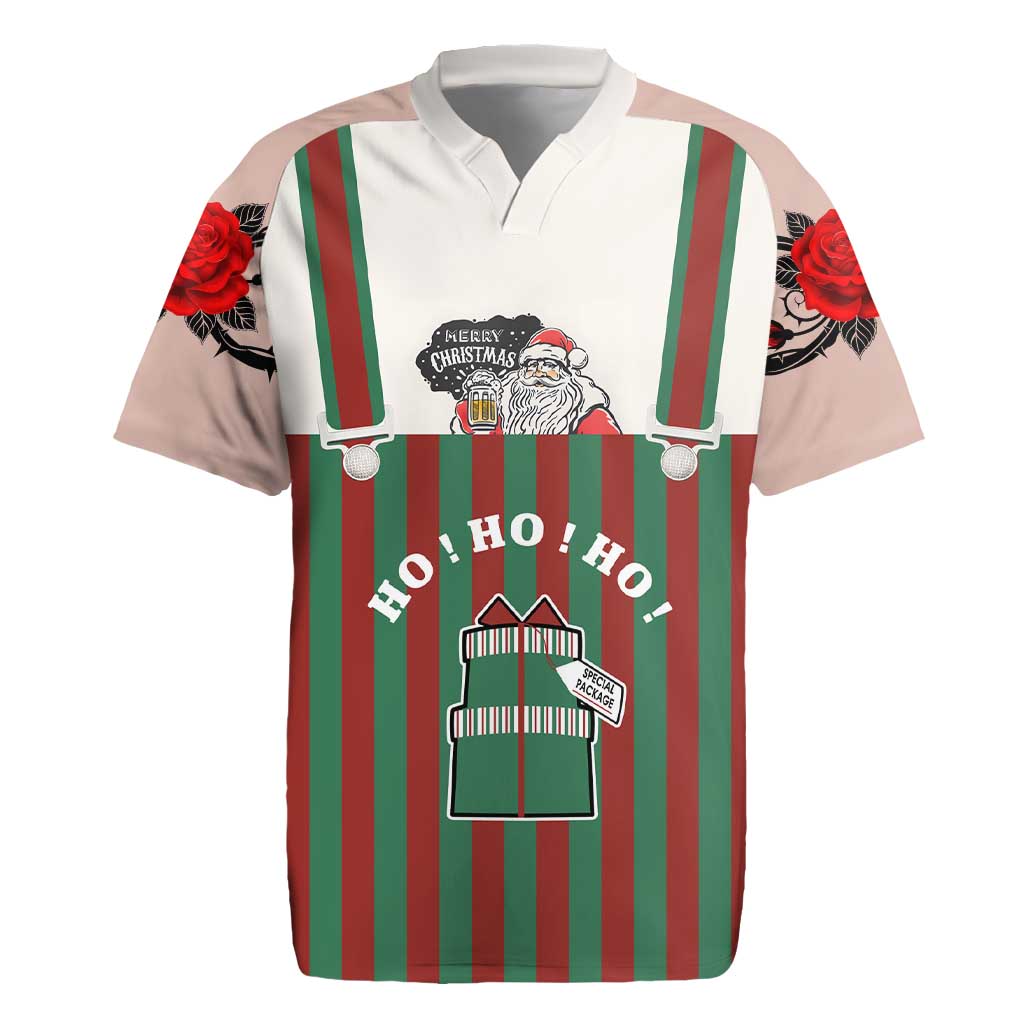 Stay With My Pig Christmas Christmas Rugby Jersey Xmas Holiday Patterns - Wonder Print Shop