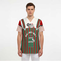 Stay With My Pig Christmas Christmas Scrub Top Xmas Holiday Patterns - Wonder Print Shop