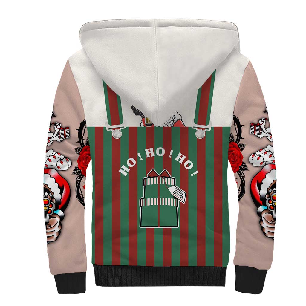 Stay With My Pig Christmas Christmas Sherpa Hoodie Xmas Holiday Patterns - Wonder Print Shop