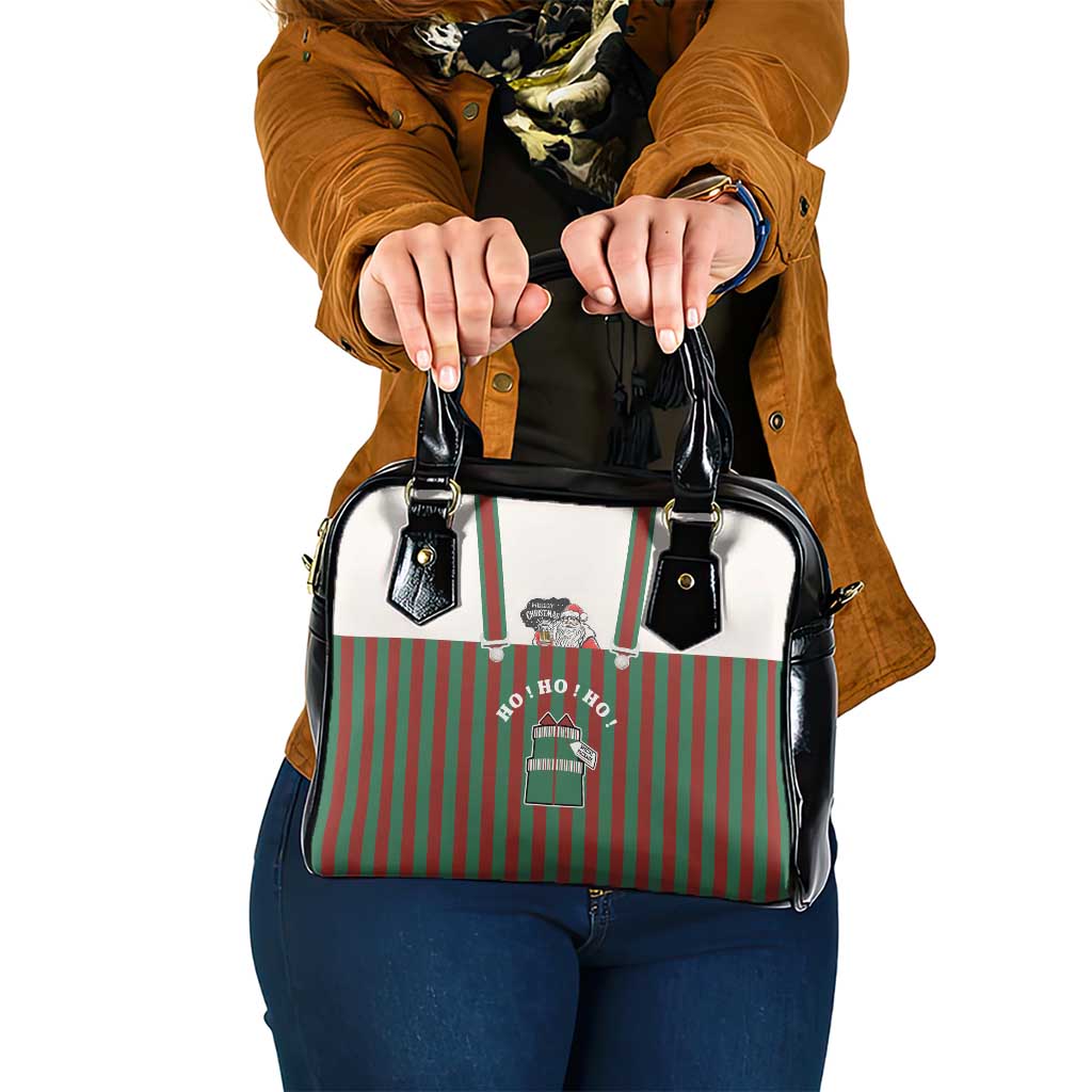 Stay With My Pig Christmas Christmas Shoulder Handbag Xmas Holiday Patterns - Wonder Print Shop
