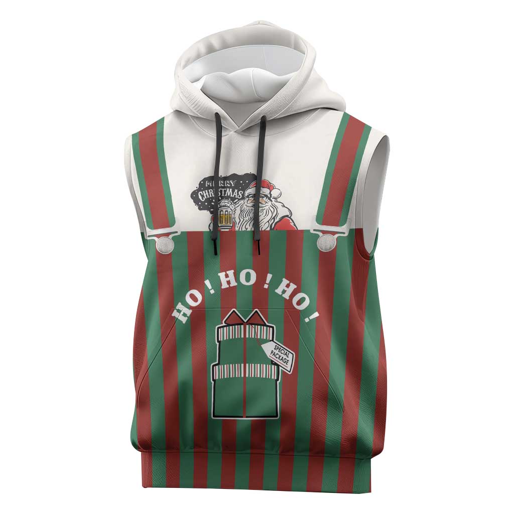 Stay With My Pig Christmas Christmas Sleeveless Hoodie Xmas Holiday Patterns - Wonder Print Shop