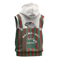 Stay With My Pig Christmas Christmas Sleeveless Hoodie Xmas Holiday Patterns - Wonder Print Shop
