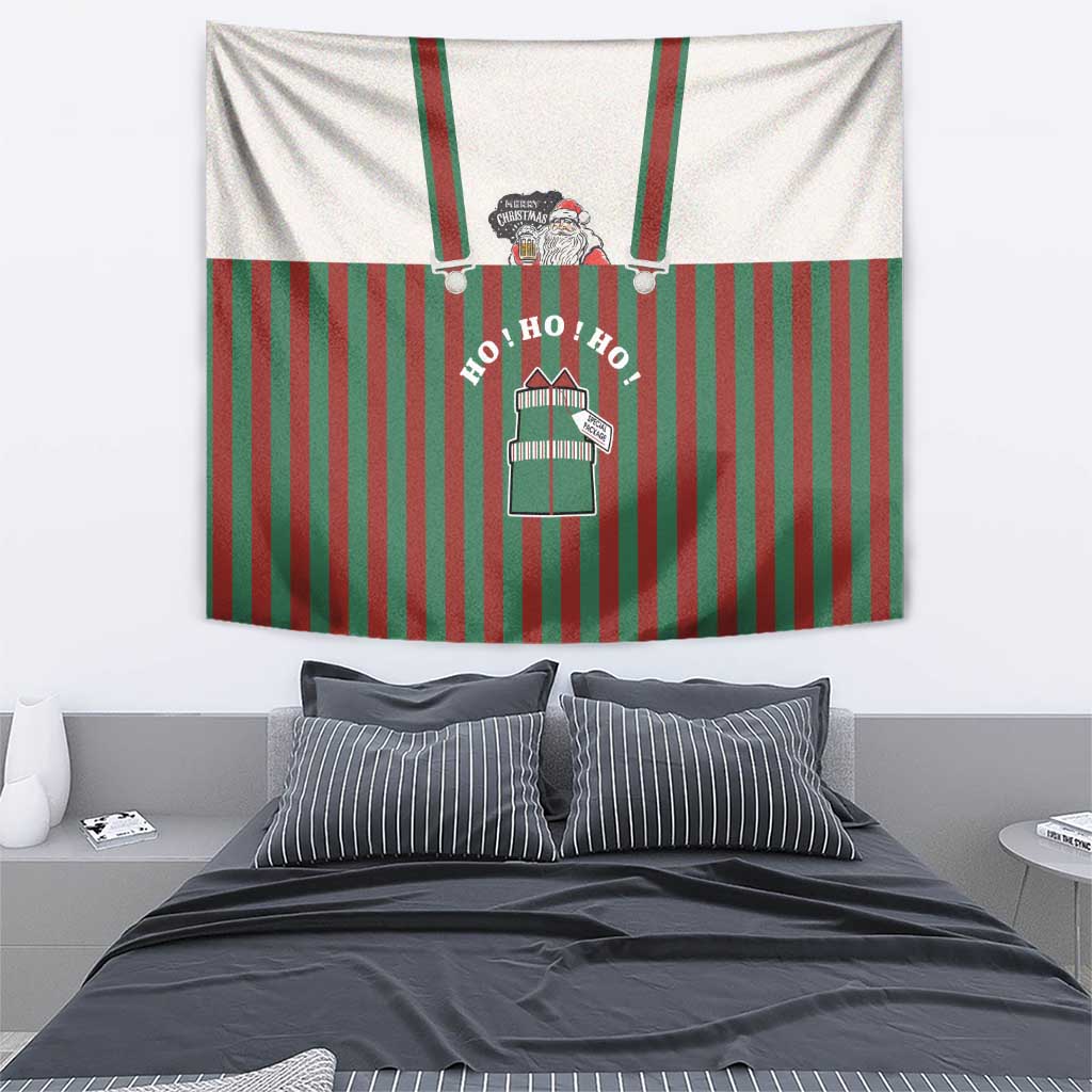 Stay With My Pig Christmas Christmas Tapestry Xmas Holiday Patterns - Wonder Print Shop