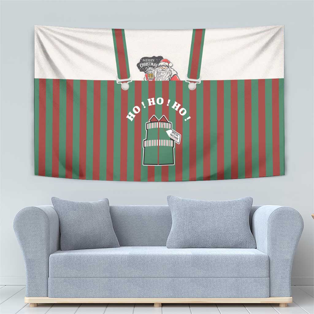 Stay With My Pig Christmas Christmas Tapestry Xmas Holiday Patterns - Wonder Print Shop