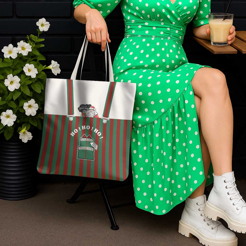 Stay With My Pig Christmas Christmas Tote Bag Xmas Holiday Patterns - Wonder Print Shop