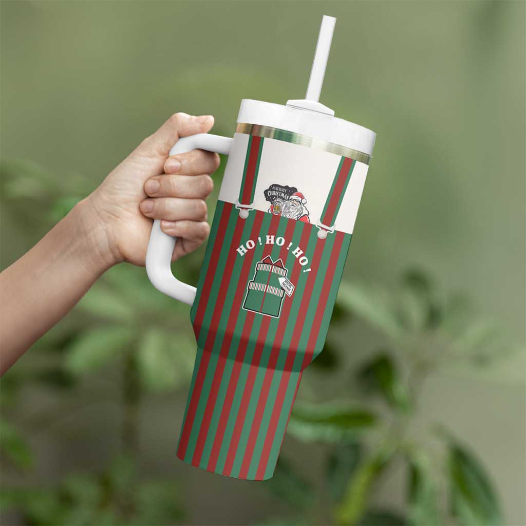 Stay With My Pig Christmas Christmas Tumbler With Handle Xmas Holiday Patterns - Wonder Print Shop
