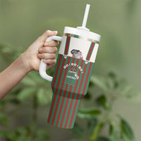 Stay With My Pig Christmas Christmas Tumbler With Handle Xmas Holiday Patterns - Wonder Print Shop