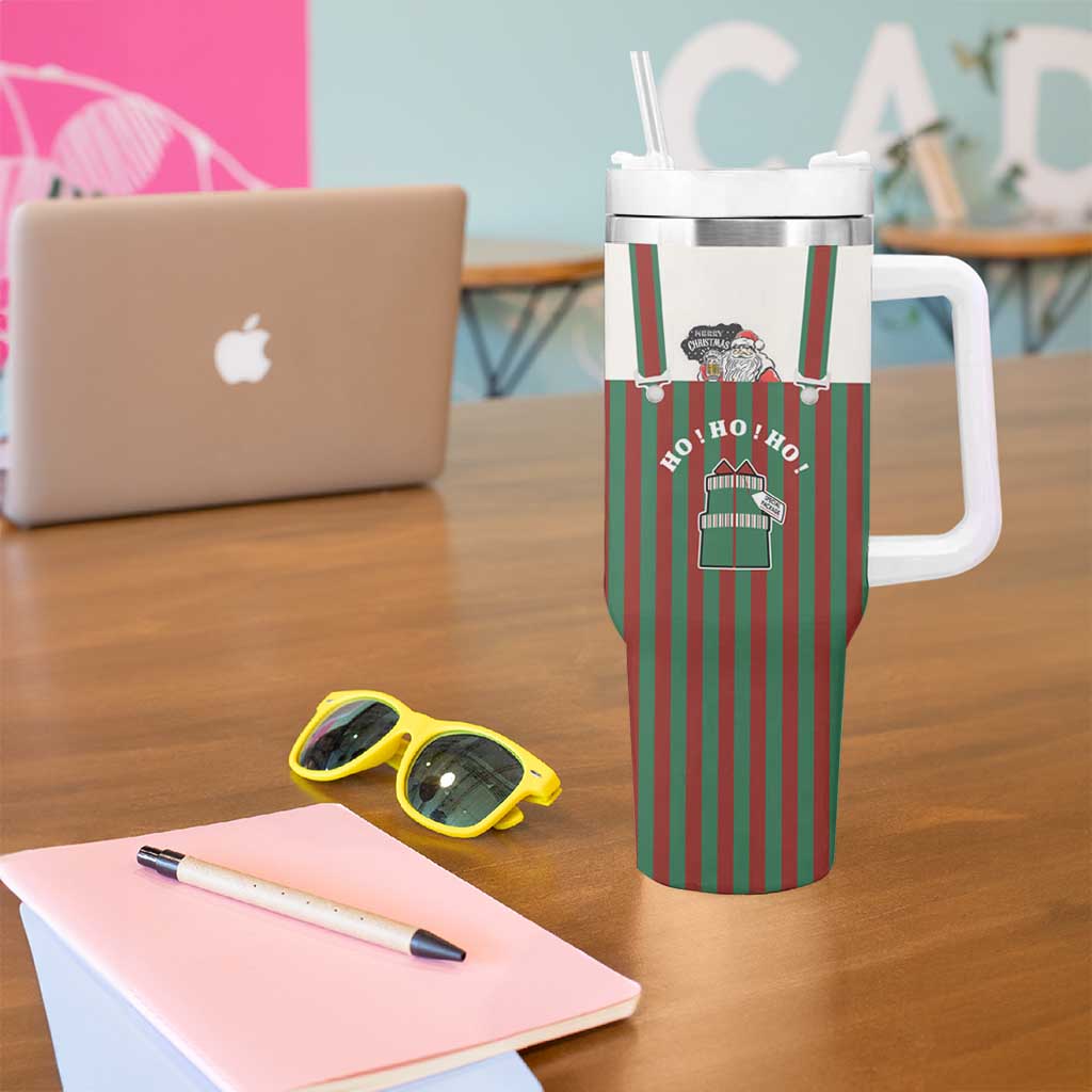 Stay With My Pig Christmas Christmas Tumbler With Handle Xmas Holiday Patterns - Wonder Print Shop