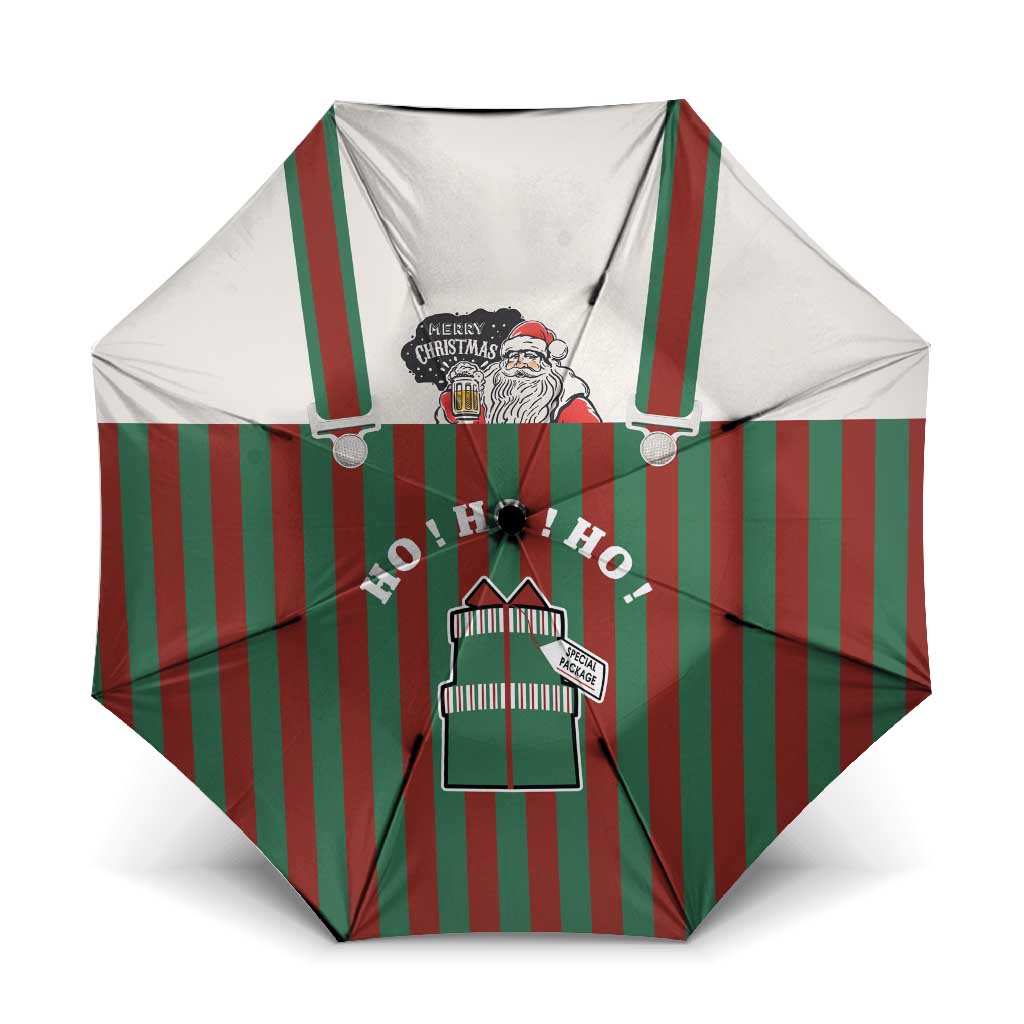 Stay With My Pig Christmas Christmas Umbrella Xmas Holiday Patterns - Wonder Print Shop