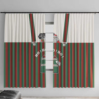 Stay With My Pig Christmas Christmas Window Curtain Xmas Holiday Patterns - Wonder Print Shop