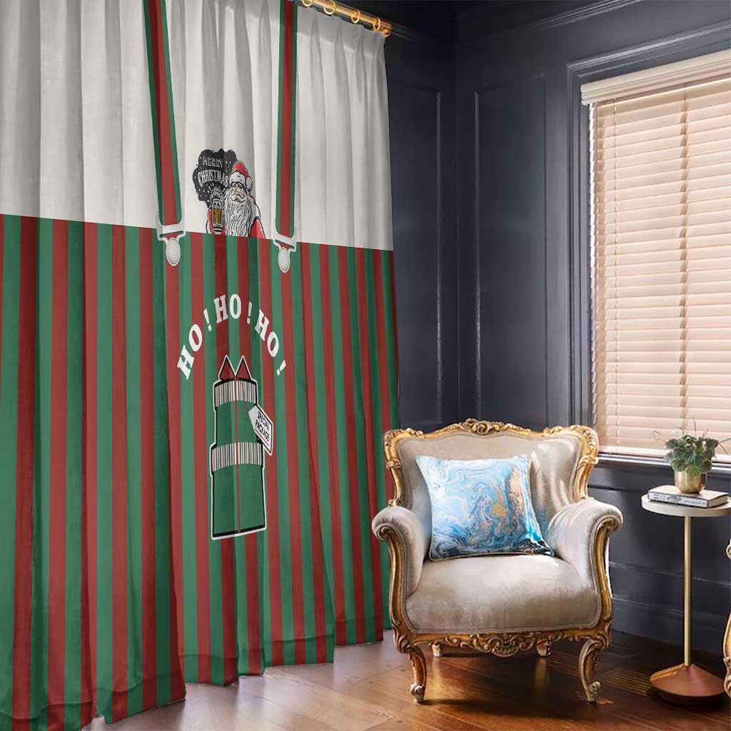 Stay With My Pig Christmas Christmas Window Curtain Xmas Holiday Patterns - Wonder Print Shop