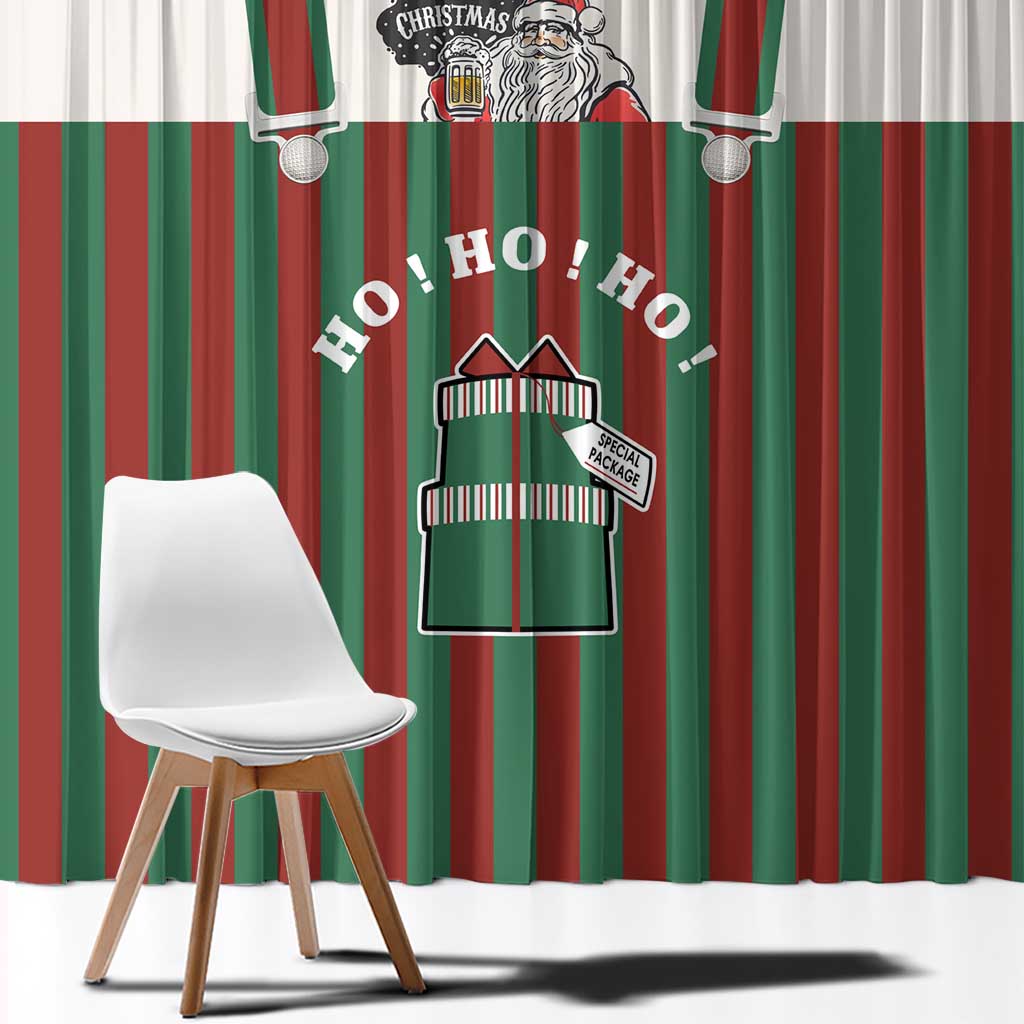 Stay With My Pig Christmas Christmas Window Curtain Xmas Holiday Patterns - Wonder Print Shop