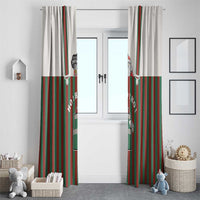 Stay With My Pig Christmas Christmas Window Curtain Xmas Holiday Patterns - Wonder Print Shop