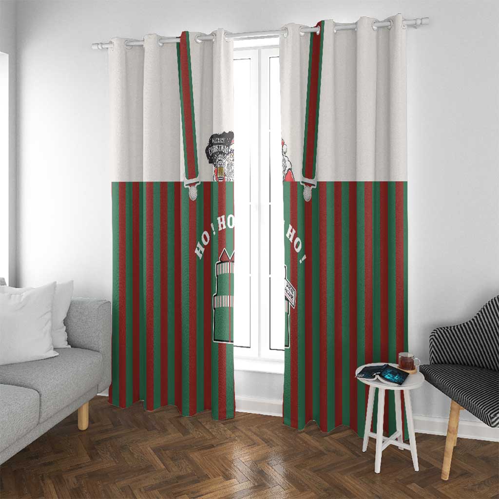 Stay With My Pig Christmas Christmas Window Curtain Xmas Holiday Patterns - Wonder Print Shop