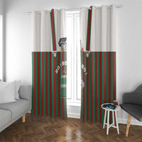 Stay With My Pig Christmas Christmas Window Curtain Xmas Holiday Patterns - Wonder Print Shop