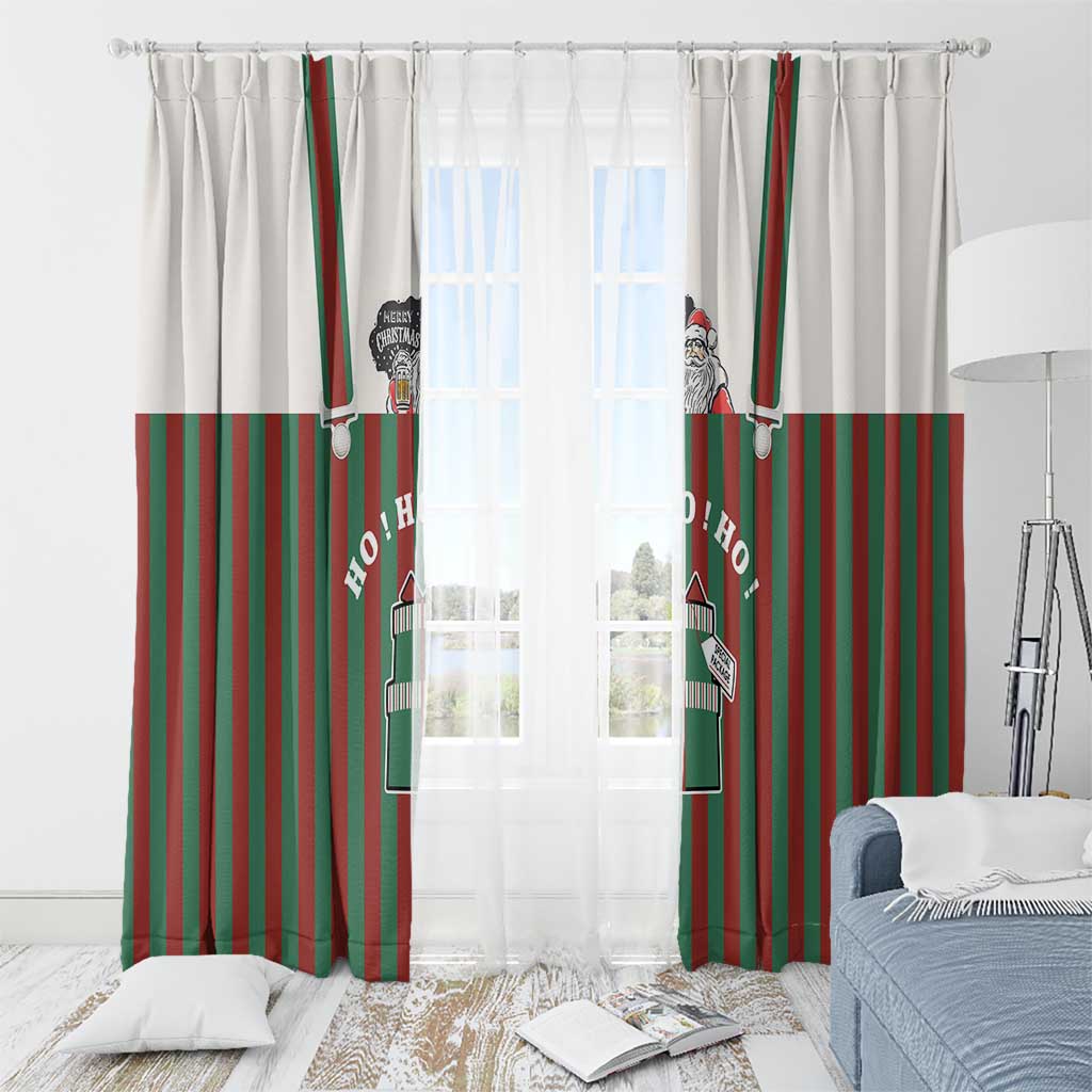 Stay With My Pig Christmas Christmas Window Curtain Xmas Holiday Patterns - Wonder Print Shop