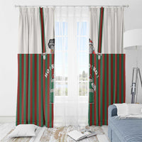 Stay With My Pig Christmas Christmas Window Curtain Xmas Holiday Patterns - Wonder Print Shop