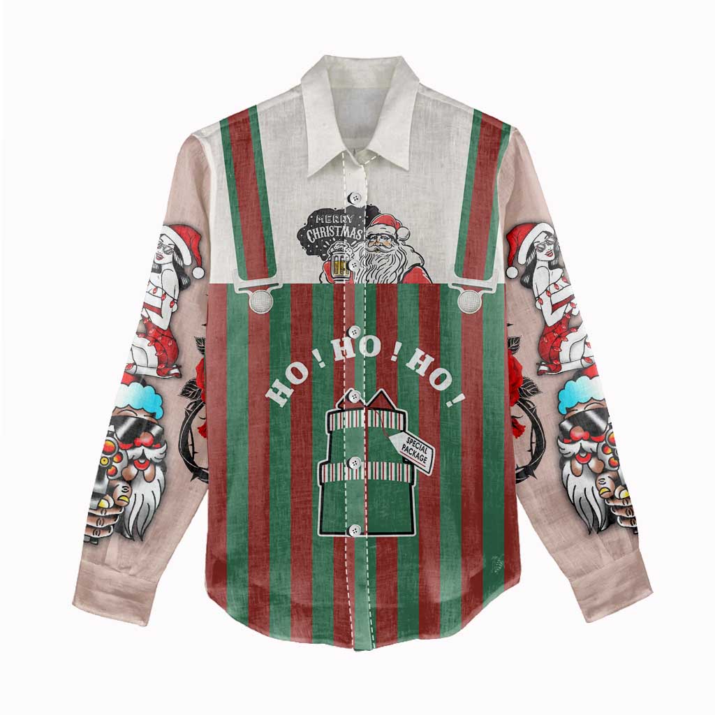 Stay With My Pig Christmas Christmas Women Casual Shirt Xmas Holiday Patterns - Wonder Print Shop