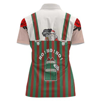 Stay With My Pig Christmas Christmas Women Polo Shirt Xmas Holiday Patterns - Wonder Print Shop