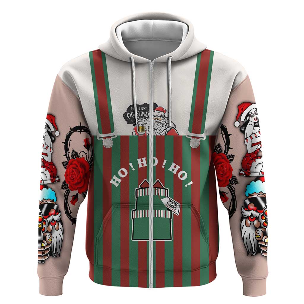 Stay With My Pig Christmas Christmas Zip Hoodie Xmas Holiday Patterns - Wonder Print Shop