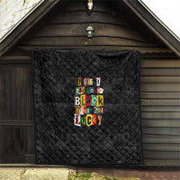 I Didn't Ask To Be Black I Just Got Lucky Magazine Cutout Quilt with Ancestral Portrait Collage Lettering - Wonder Print Shop