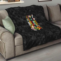 I Didn't Ask To Be Black I Just Got Lucky Magazine Cutout Quilt with Ancestral Portrait Collage Lettering - Wonder Print Shop