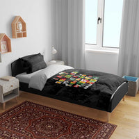 I Am Black History And I Strive To Make My Ancestor Proud Bedding Set with Ancestral Collage Background and Afrocentric Lettering - Wonder Print Shop