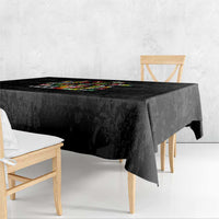 I Am Black History And I Strive To Make My Ancestor Proud Tablecloth with Ancestral Collage Background and Afrocentric Lettering - Wonder Print Shop