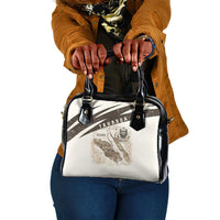 Taharqa Shoulder Handbag with Ancient Map Illustration, King of Two Lands Title and Kush Egypt Temple - Wonder Print Shop