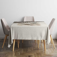 Taharqa Tablecloth with Ancient Map Illustration, King of Two Lands Title and Kush Egypt Temple - Wonder Print Shop
