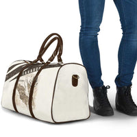 Taharqa Travel Bag with Ancient Map Illustration, King of Two Lands Title and Kush Egypt Temple - Wonder Print Shop