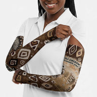 Shaka Zulu Arm Sleeves Monochrome Portrait Zulu Kingdom Heritage Unconquered Spirit Warrior Legacy Theme - Wonder Print Shop