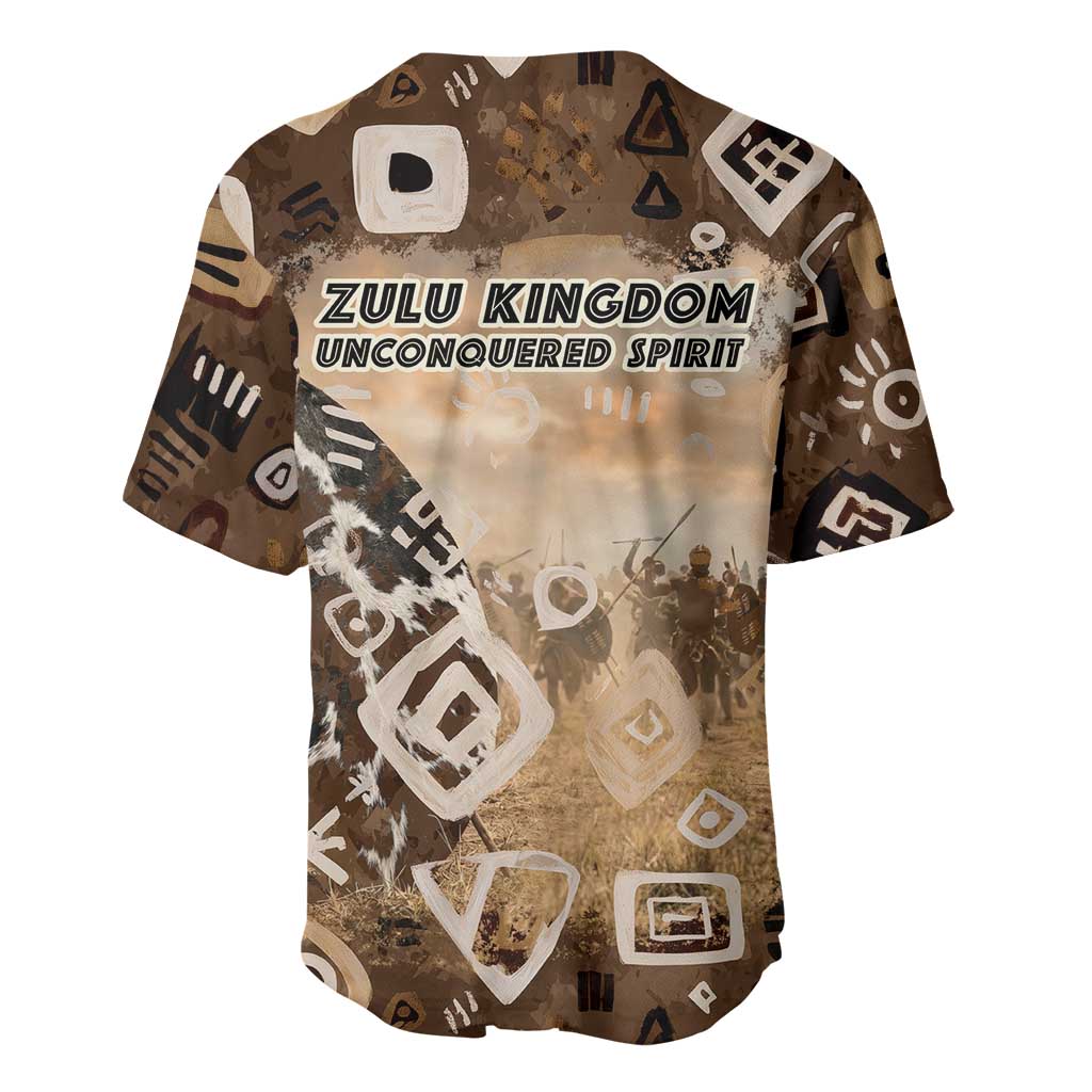 Shaka Zulu Baseball Jersey Monochrome Portrait Zulu Kingdom Heritage Unconquered Spirit Warrior Legacy Theme - Wonder Print Shop