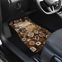 Shaka Zulu Car Mats Monochrome Portrait Zulu Kingdom Heritage Unconquered Spirit Warrior Legacy Theme - Wonder Print Shop