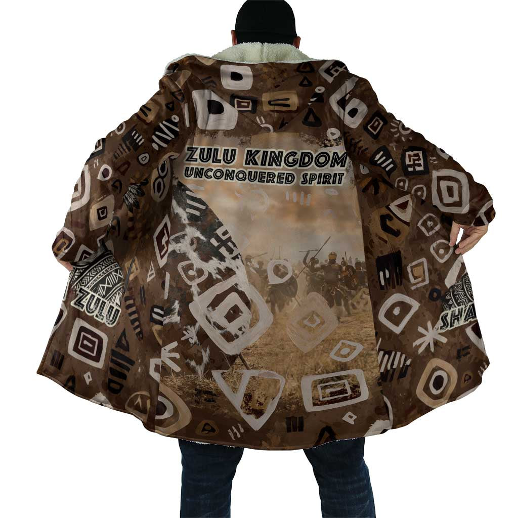 Shaka Zulu Cloak Monochrome Portrait Zulu Kingdom Heritage Unconquered Spirit Warrior Legacy Theme - Wonder Print Shop