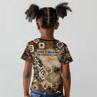 Shaka Zulu Kid T shirt Monochrome Portrait Zulu Kingdom Heritage Unconquered Spirit Warrior Legacy Theme - Wonder Print Shop