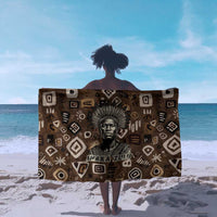 Shaka Zulu Sarong Monochrome Portrait Zulu Kingdom Heritage Unconquered Spirit Warrior Legacy Theme - Wonder Print Shop